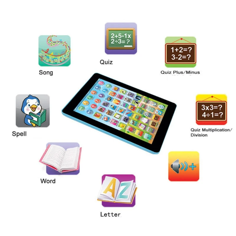 Early Educational Toys English Learning Toy with Music Ligh Machine Children Tablet Point Reading Machine Birthday Gifts
Early Educational Toys English Learning Toy with Music Ligh Machine Children Tablet Point Reading Machine Birthday Gifts