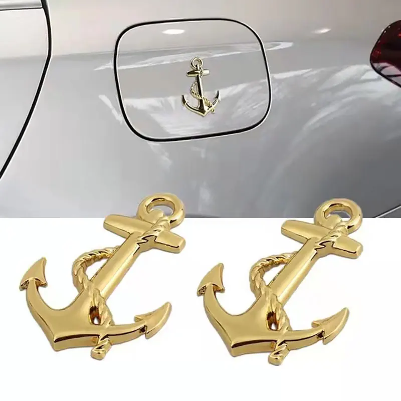 100% High Quality Metal Personality Car Stickers Boat Anchor Hooks Navy Emblem Grill Cross Badge Pirate Ship Car Body Sticker
100% High Quality Metal Personality Car Stickers Boat Anchor Hooks Navy Emblem Grill Cross Badge Pirate Ship Car Body Sticker