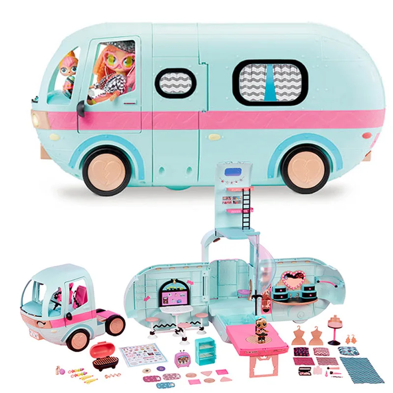 L.O.L. Dolls Surprise Glamper 2-in-1 Toy bus detachable doll lol house anime figures model girl's birthday gift
L.O.L. Dolls Surprise Glamper 2-in-1 Toy bus detachable doll lol house anime figures model girl's birthday gift