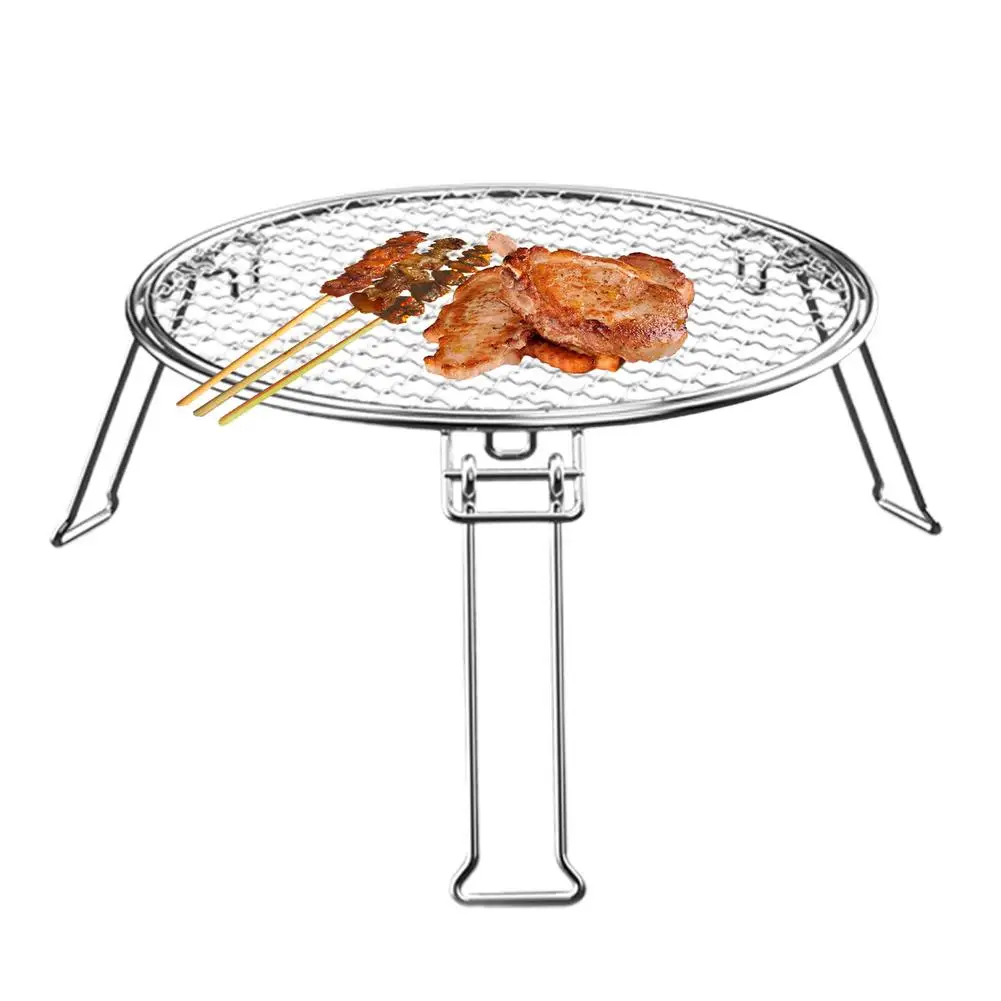 Portable Folding Camp Grill Outdoor Round Tripod Cooking Grill BBQ Barbecue Stir-fry Picnic Thickened Portable Pot Grill
Portable Folding Camp Grill Outdoor Round Tripod Cooking Grill BBQ Barbecue Stir-fry Picnic Thickened Portable Pot Grill