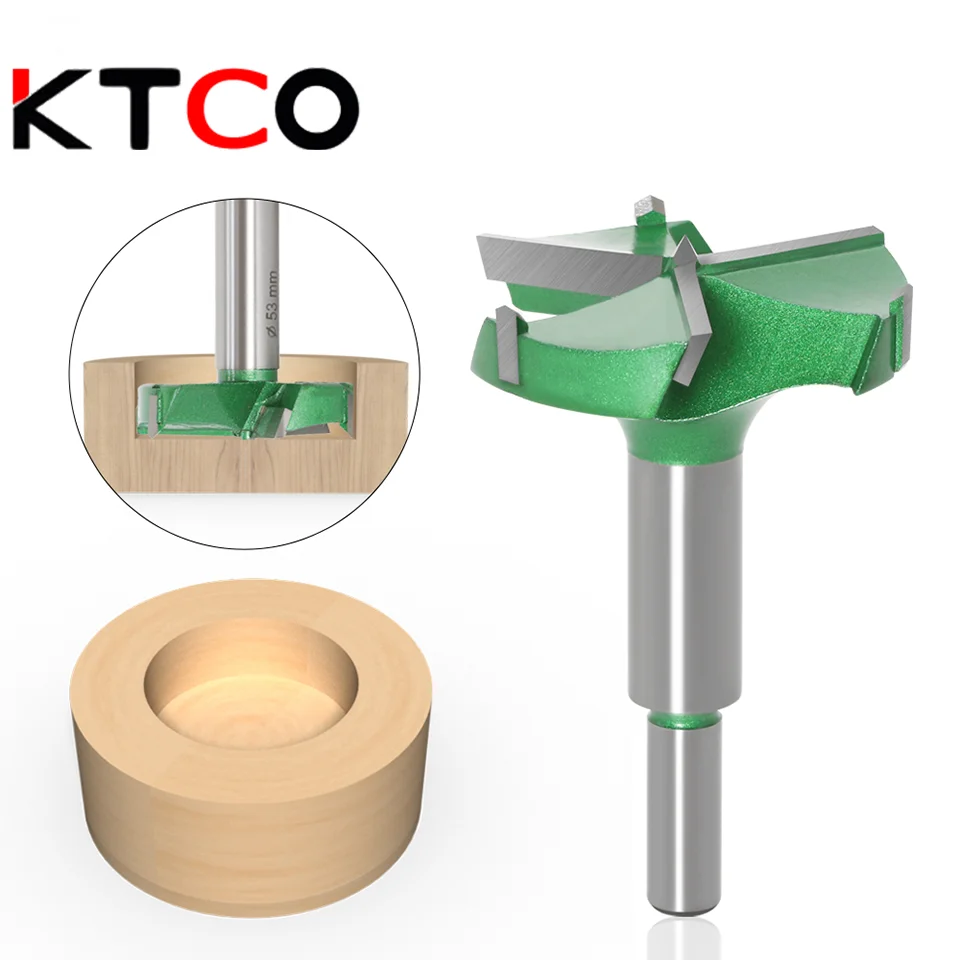KTCO 35-60mm 3 Teeth Forstner Tips Woodworking Tools Hole Saw Cutter Hinge Boring Drill Bits Round Shank Tungsten Carbide Cutter
KTCO 35-60mm 3 Teeth Forstner Tips Woodworking Tools Hole Saw Cutter Hinge Boring Drill Bits Round Shank Tungsten Carbide Cutter