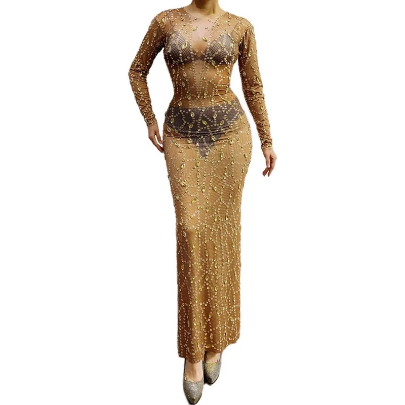 Sexy Bikini Printed Pattern Long Dress Big Stretch Spandex Sparklu Rhinestones Bodycon Dress Women Nightclub Show Dance Costume
Sexy Bikini Printed Pattern Long Dress Big Stretch Spandex Sparklu Rhinestones Bodycon Dress Women Nightclub Show Dance Costume