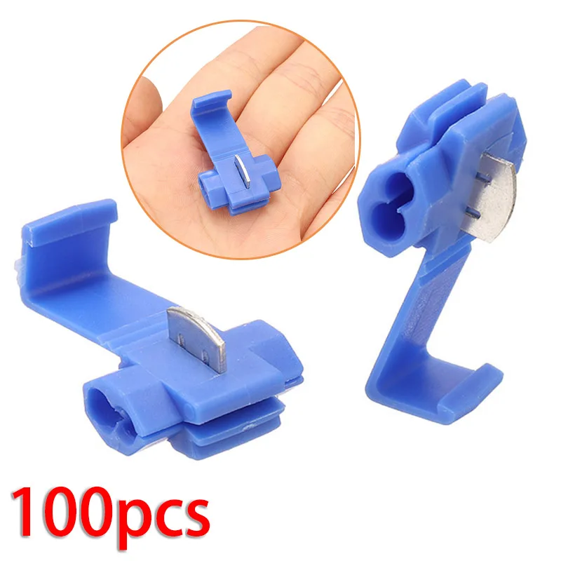 100pcs Electrical Wire Connectors Terminals Crimp Terminal Scotch Lock Quick Splice Electrical Car Audio Kit Tool Set
100pcs Electrical Wire Connectors Terminals Crimp Terminal Scotch Lock Quick Splice Electrical Car Audio Kit Tool Set