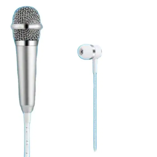 Mobile phone karaoke microphone sing with headphones Mini microphone computer cable capacitor singing magic device
Mobile phone karaoke microphone sing with headphones Mini microphone computer cable capacitor singing magic device