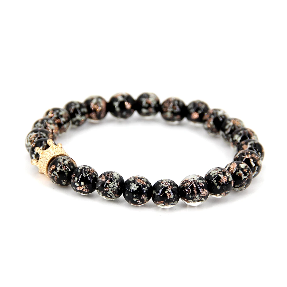Crystal bracelet luxury jewelry for women charm crown Luminous Bracelet 8mm beads glass black Shining in the dark Gift lady Yoga
Crystal bracelet luxury jewelry for women charm crown Luminous Bracelet 8mm beads glass black Shining in the dark Gift lady Yoga
