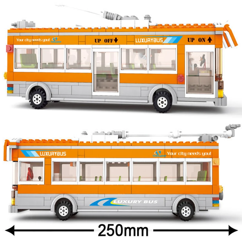 457PCS City Tram Bus Building Blocks Set Mini Street View Tour Car Model Bricks Educational Toys For Children
457PCS City Tram Bus Building Blocks Set Mini Street View Tour Car Model Bricks Educational Toys For Children