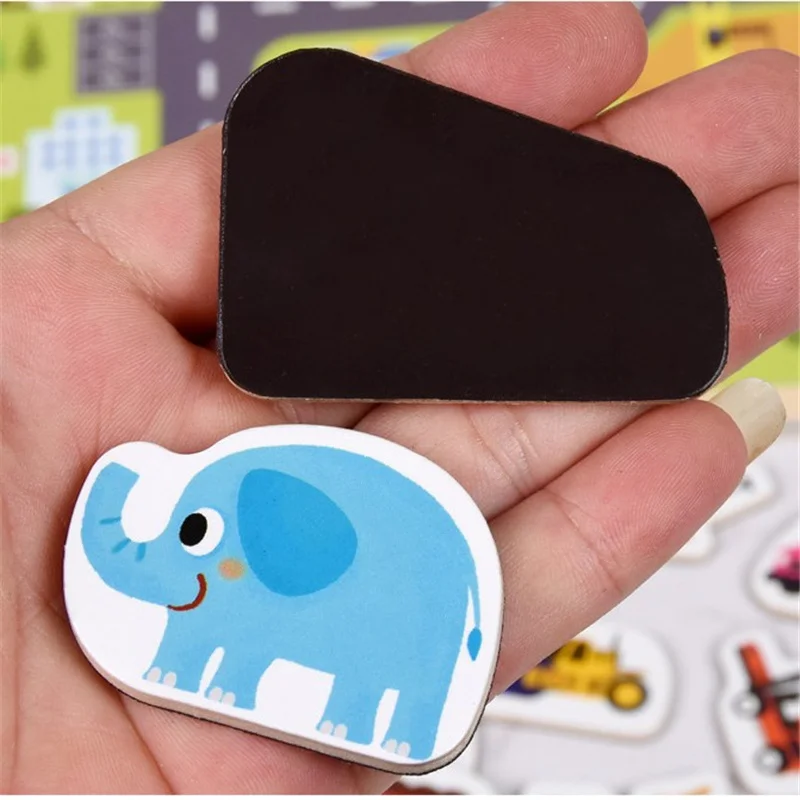 Vehicle Scenes Game Children Baby Early Educational Learning Toys Jigsaw Puzzles For Kids Wooden Magnetic Puzzle Animal Traffic
Vehicle Scenes Game Children Baby Early Educational Learning Toys Jigsaw Puzzles For Kids Wooden Magnetic Puzzle Animal Traffic
