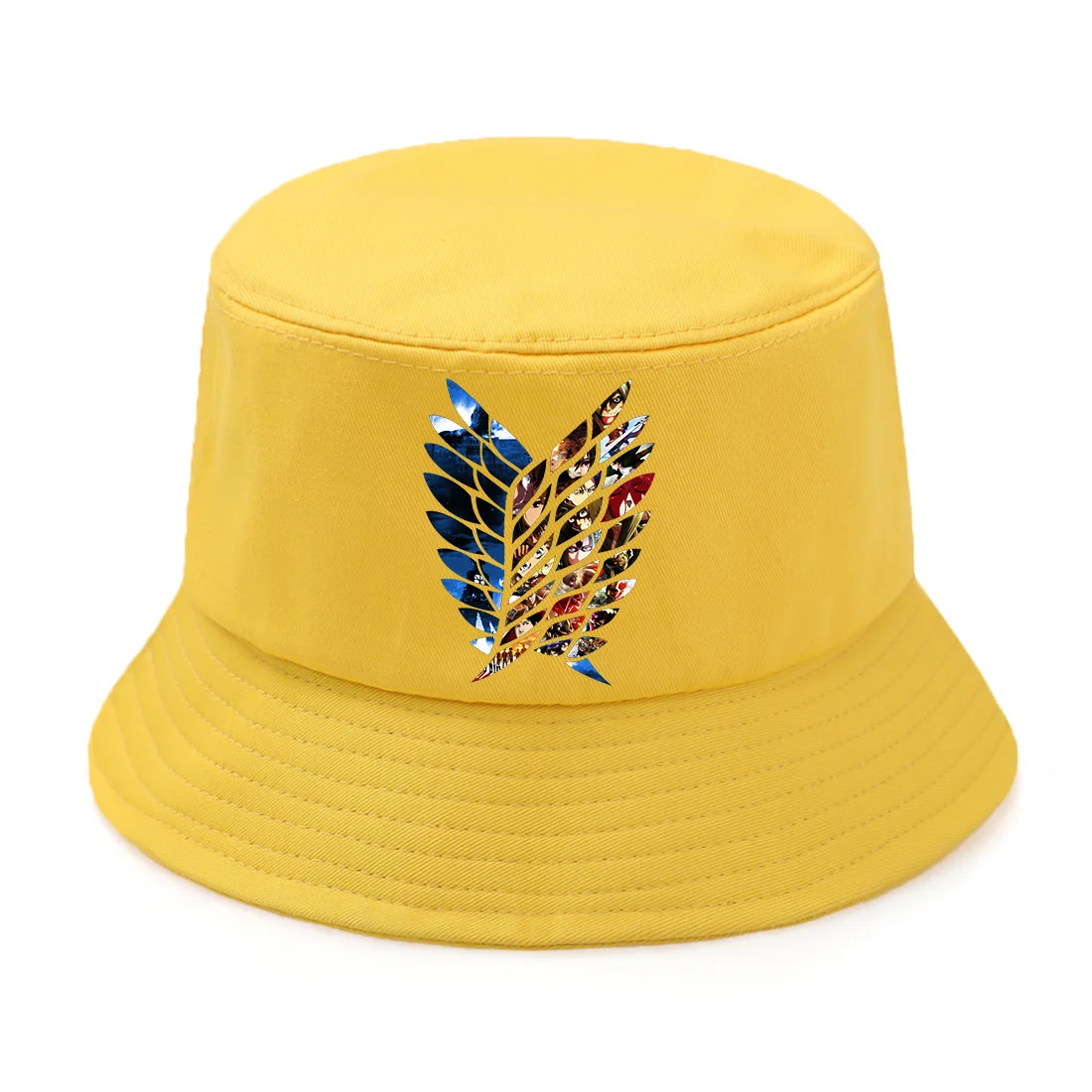 Панама «атака на Титанов» для мужчин и женщин, модная мягкая складная Панама с рисунком аниме, в стиле Харадзюку, для взрослых, весна-лето 
Панама «атака на Титанов» для мужчин и женщин, модная мягкая складная Панама с рисунком аниме, в стиле Харадзюку, для взрослых, весна-лето