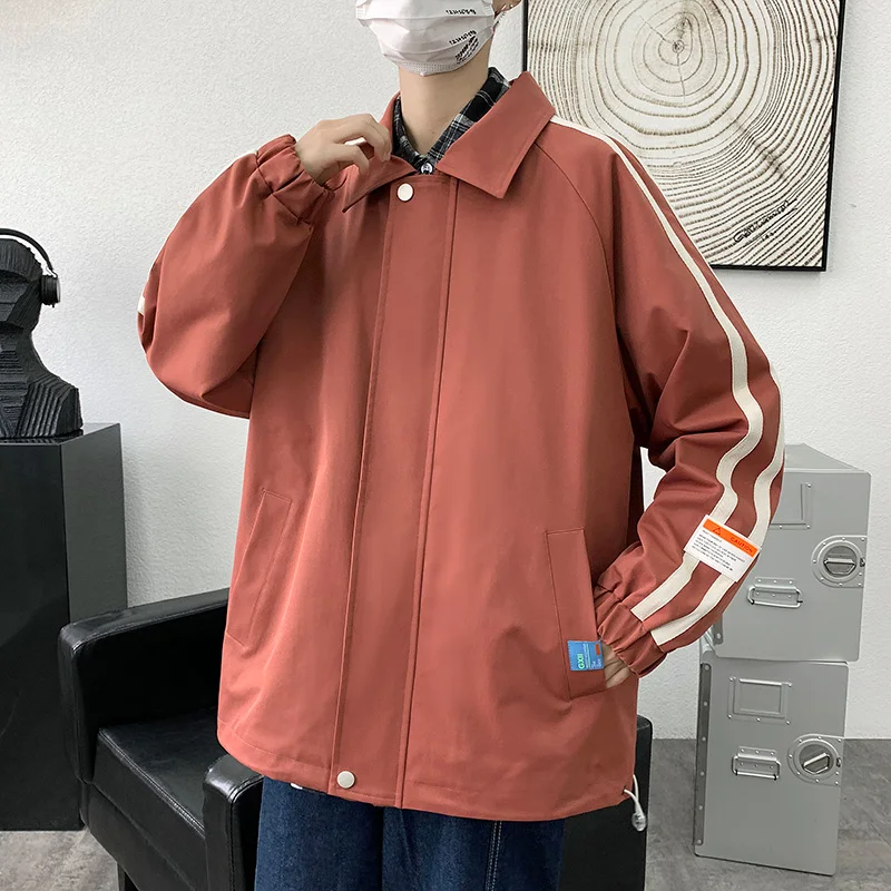 Пальто Guochao мужское оранжевое, рабочая куртка в европейском и американском стиле, верхняя одежда с лацканами, тренд на осень
Пальто Guochao мужское оранжевое, рабочая куртка в европейском и американском стиле, верхняя одежда с лацканами, тренд на осень