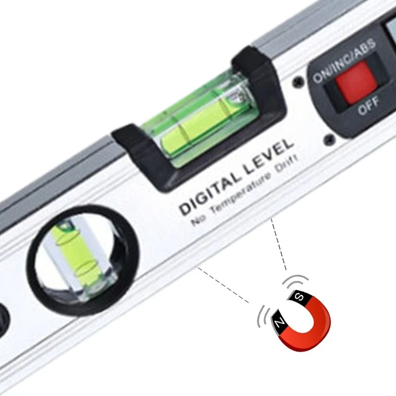 Digital Protractor Angle Finder Electronic Level 360 Degree Inclinometer Level Angle Slope Tester 400mm
Digital Protractor Angle Finder Electronic Level 360 Degree Inclinometer Level Angle Slope Tester 400mm
