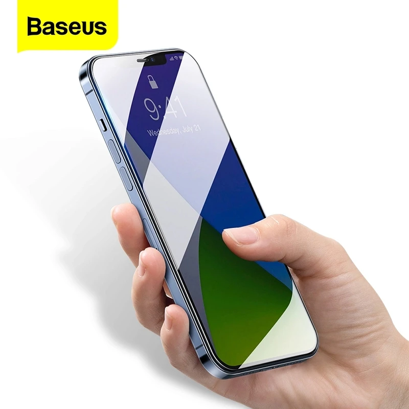 

Защитная пленка для экрана Baseus 0,3 мм, закаленное стекло для iPhone 12 11 Pro Xs Max X Xr, полное покрытие, Защитное стекло для iPhone 12 Pro Max