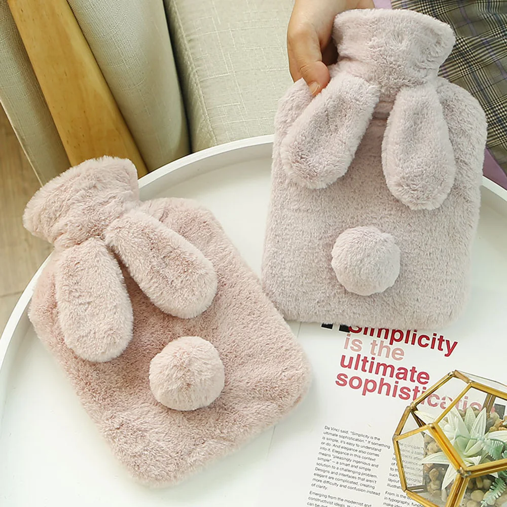 Warm Water Bag Hand Warmer Household Warming Hot Water Bottles With Rabbit Ear Cover
Warm Water Bag Hand Warmer Household Warming Hot Water Bottles With Rabbit Ear Cover