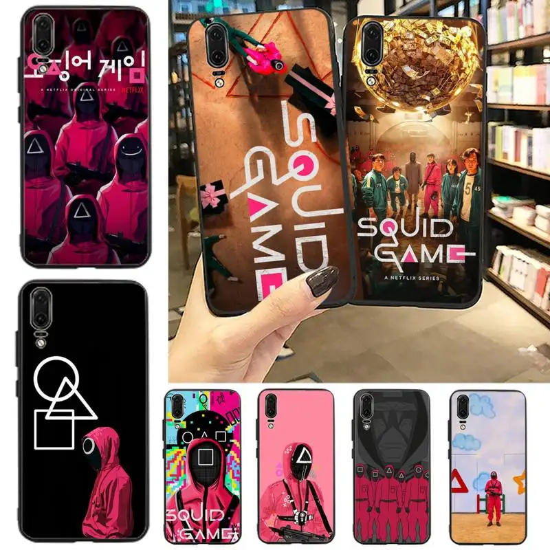 Squid Game Phone Case For Huawei P20 P30 P40 lite Pro P Smart 2019 Mate 10 20 Lite Pro Nova 5t
Squid Game Phone Case For Huawei P20 P30 P40 lite Pro P Smart 2019 Mate 10 20 Lite Pro Nova 5t