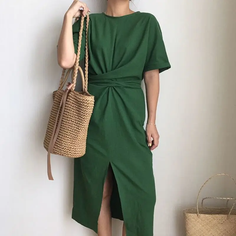 summer white women's cotton short sleeve bandage bodycon sexy dress plus size solid mid calf long casual dresses
summer white women's cotton short sleeve bandage bodycon sexy dress plus size solid mid calf long casual dresses