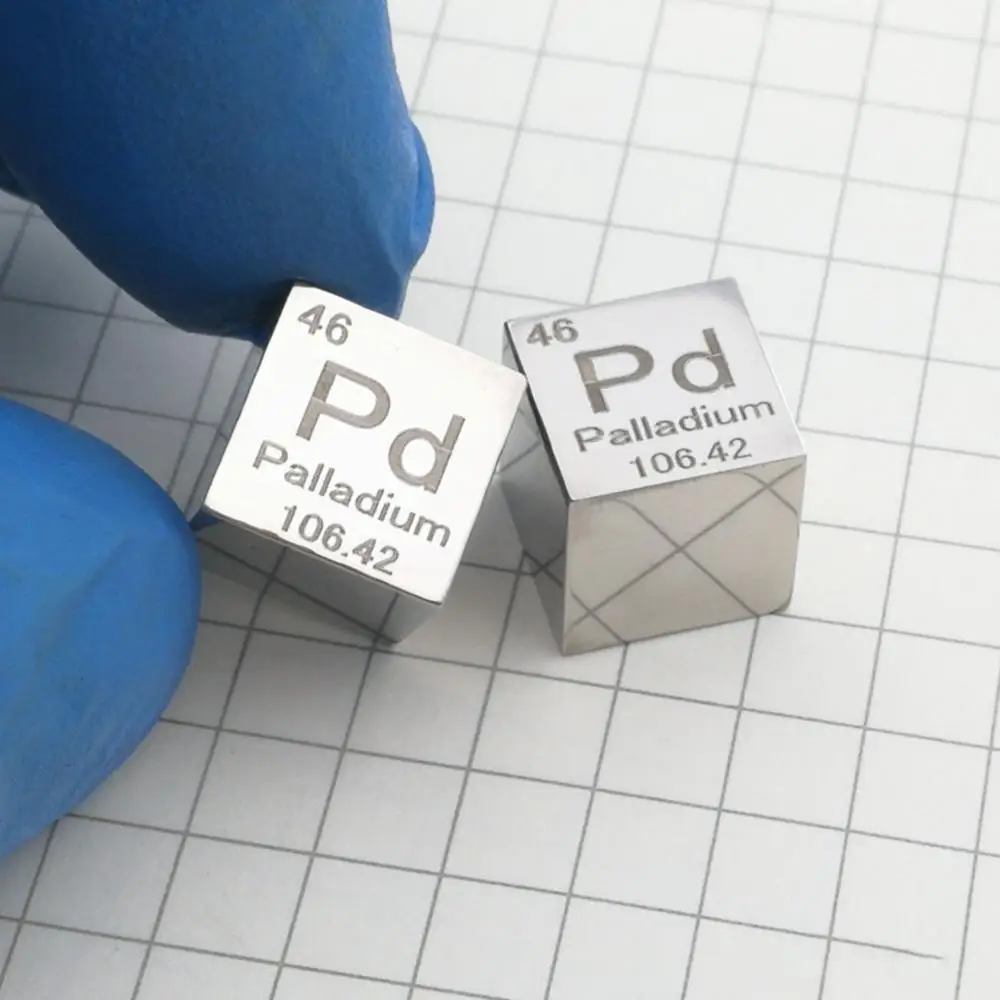 Free shipping mirror polished palladium metal 9995 pure 10mm Pd 11.6g carved density cube / ingot element periodic table
Free shipping mirror polished palladium metal 9995 pure 10mm Pd 11.6g carved density cube / ingot element periodic table