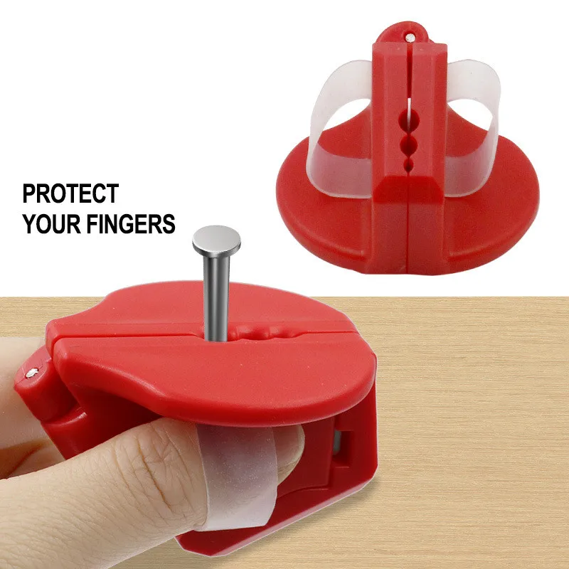 Nail Protector Hand-Guard-Nail Fixation Woodworking Playing Nail Fixed Hand Tools Finger protection carpentry tool nails holder
Nail Protector Hand-Guard-Nail Fixation Woodworking Playing Nail Fixed Hand Tools Finger protection carpentry tool nails holder