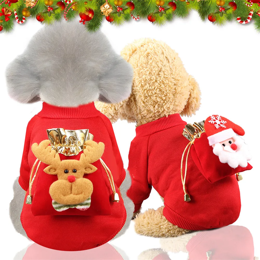Autumn and Winter Pet Dog Christmas Clothes Winter Pet Small Dog Fleece Coats Puppy Cat Sweaters Shirts Dog Cotton Jacket
Autumn and Winter Pet Dog Christmas Clothes Winter Pet Small Dog Fleece Coats Puppy Cat Sweaters Shirts Dog Cotton Jacket