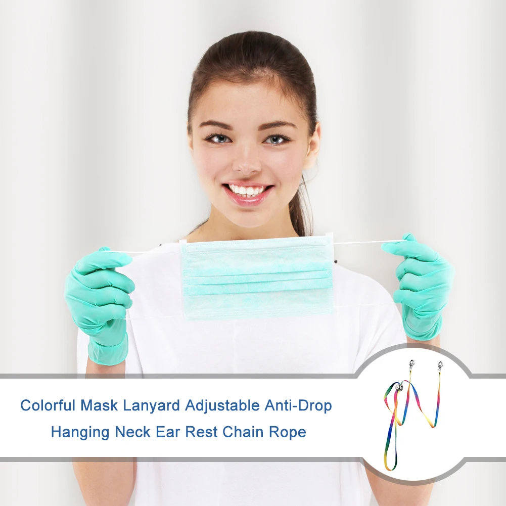 Многофункциональный шнурок для противоударной маски, регулируемый подвесной держатель для маски на шею, веревка для домашнего ухода, украш... 
Многофункциональный шнурок для противоударной маски, регулируемый подвесной держатель для маски на шею, веревка для домашнего ухода, украш...