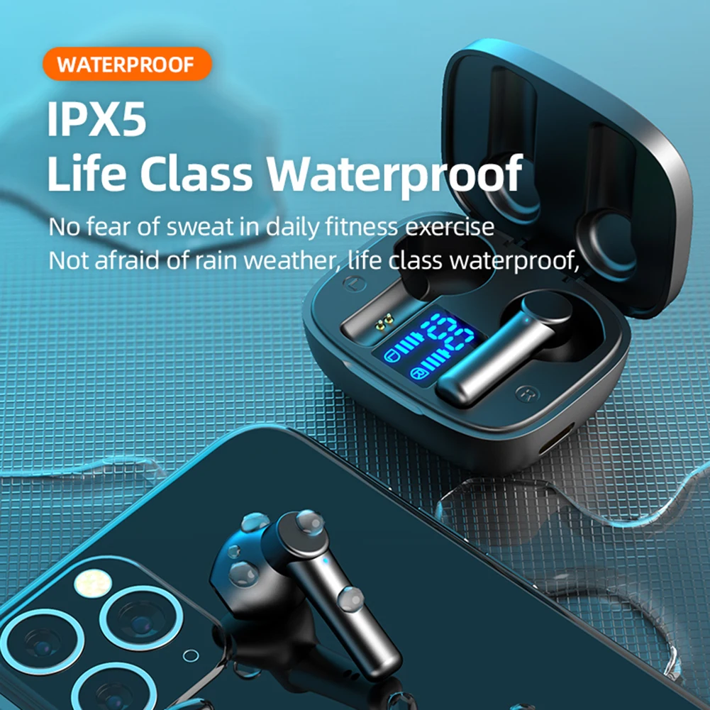 Wireless Bluetooth 5.0 Music Earphones Over-ear Sports Headphones Hands Free Call Headset Suitable for Android IOS Smart Phone
Wireless Bluetooth 5.0 Music Earphones Over-ear Sports Headphones Hands Free Call Headset Suitable for Android IOS Smart Phone