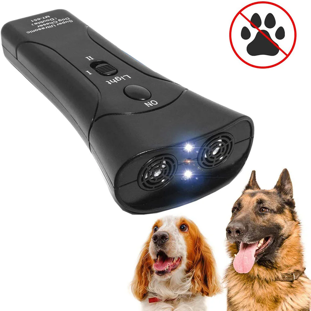 

Towayer Ultrasonic Pet Dog Training Repeller Control Trainer Device 3 in 1 Dogs Anti-barking Stop Bark Deterrents Pet