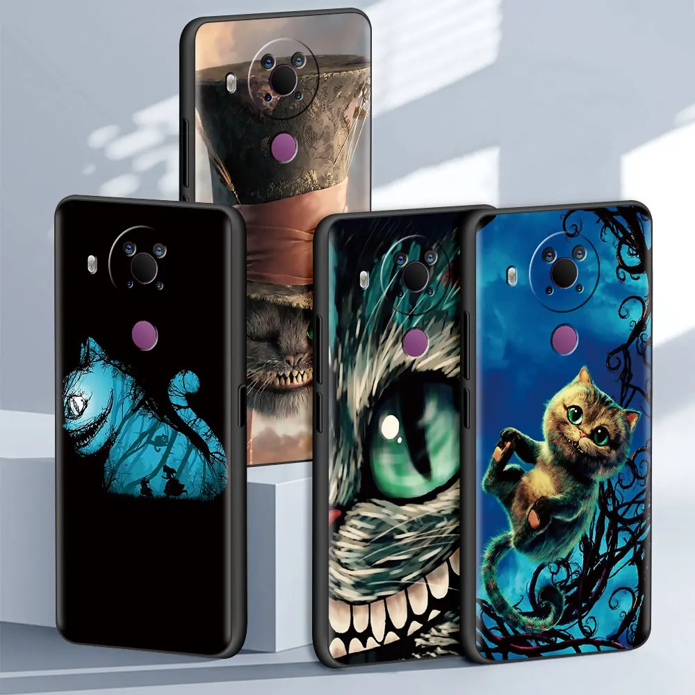 Чехол с изображением Чеширского Кота Алисы в стране чудес для Nokia G10 5,4 7,2 5,3 1,4 3,4 X10 2,4 C20, черный роскошный мягкий чехол
Чехол с изображением Чеширского Кота Алисы в стране чудес для Nokia G10 5,4 7,2 5,3 1,4 3,4 X10 2,4 C20, черный роскошный мягкий чехол