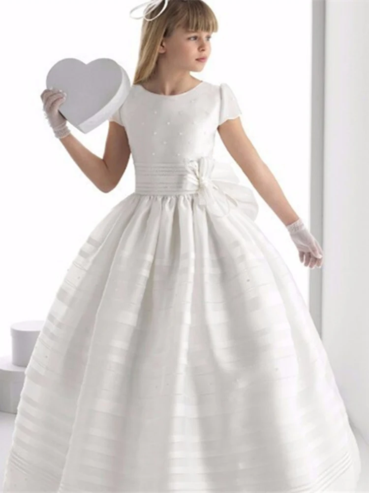 Flower Girl Dresses for Weddings Jewel Neckline Custom Made Girls Pageant Gowns Kid Birthday Party Wears
Flower Girl Dresses for Weddings Jewel Neckline Custom Made Girls Pageant Gowns Kid Birthday Party Wears