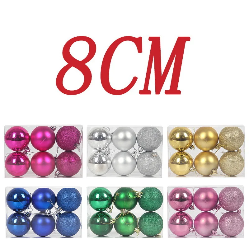 Christmas Decorations for Home Christmas Balls 6 Pcs/box New Year 2022 Electroplating Ball Christmas Tree Ornaments Navidad
Christmas Decorations for Home Christmas Balls 6 Pcs/box New Year 2022 Electroplating Ball Christmas Tree Ornaments Navidad