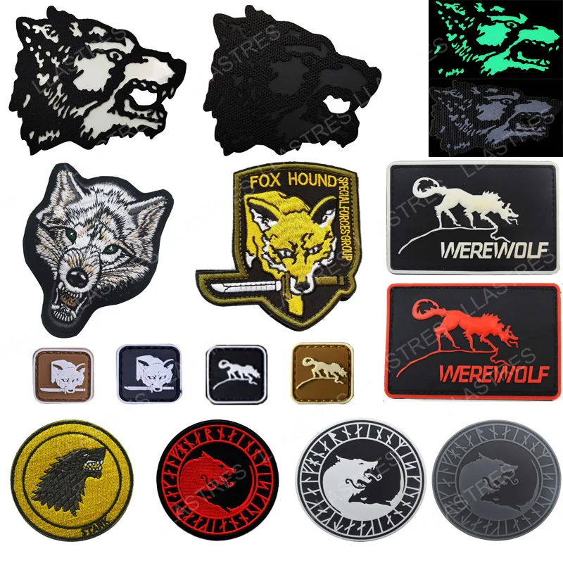 Luminous Wolf Reflective Patch Werewolf Viking Wolf PVC MilitaryTactical Armband Clothes Backpack Badge Applique Custom Sticker
Luminous Wolf Reflective Patch Werewolf Viking Wolf PVC MilitaryTactical Armband Clothes Backpack Badge Applique Custom Sticker