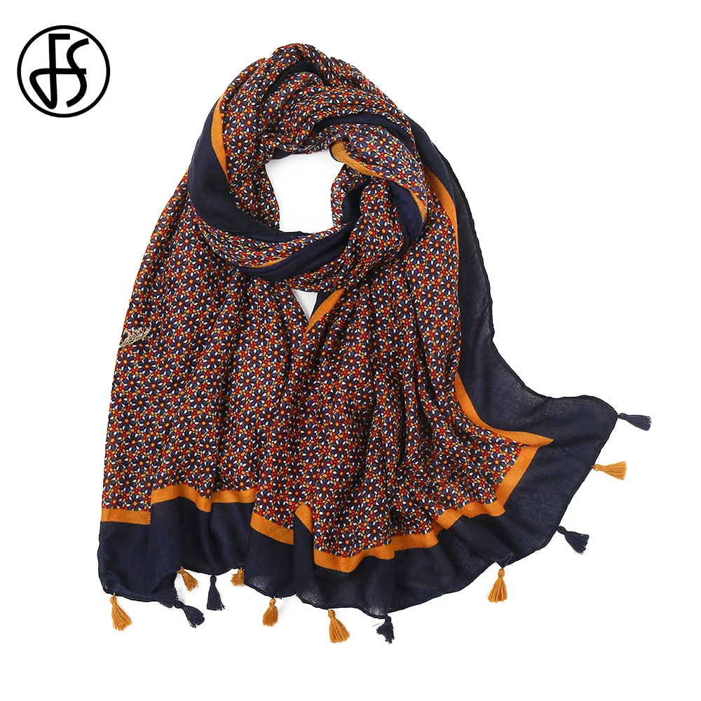 FS 2021 New Winter Retro Bohemian Print Women Scarf Brown Yellow High Quality Cotton Linen Warm Tassel Hijab Shawl Foulard Femme
FS 2021 New Winter Retro Bohemian Print Women Scarf Brown Yellow High Quality Cotton Linen Warm Tassel Hijab Shawl Foulard Femme