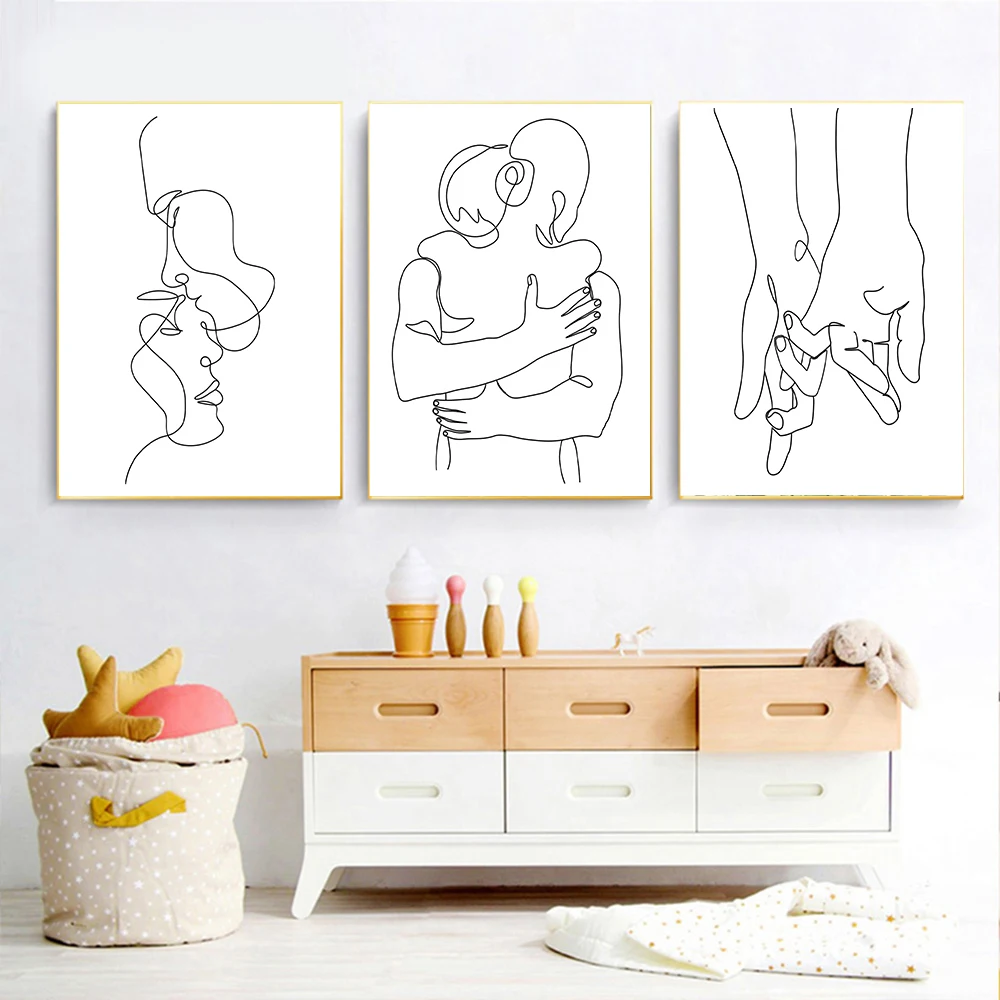 Nordic Couple Abstract Line Drawing Poster Minimalist Hug Hold Hands Canvas Painting Sexy Bedroom Wall Art Pictures Home Decor
Nordic Couple Abstract Line Drawing Poster Minimalist Hug Hold Hands Canvas Painting Sexy Bedroom Wall Art Pictures Home Decor