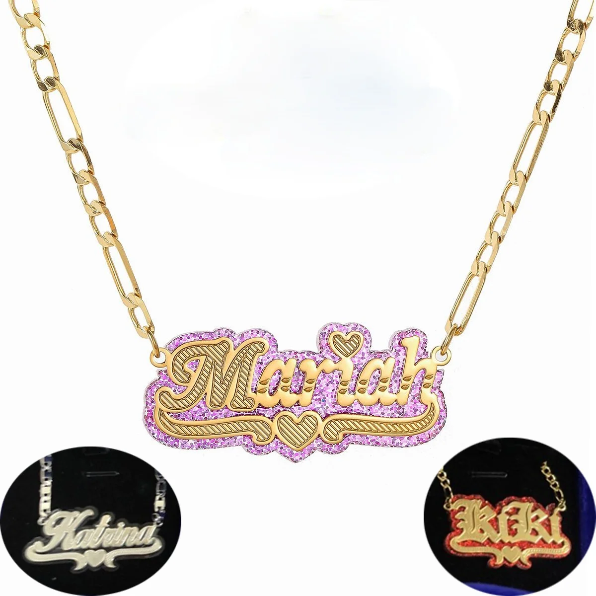 Personalized Steel Double Colors Necklace 3D Personalized Acrylic Carved Name Plate Pendant Necklaces Punk Female Men Jewelry
Personalized Steel Double Colors Necklace 3D Personalized Acrylic Carved Name Plate Pendant Necklaces Punk Female Men Jewelry