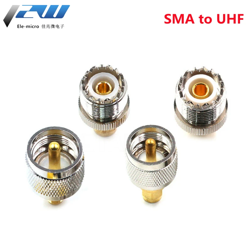 1Pcs SMA Male Female to UHF PL259 Male Female SO239 Plug RF Adapter Connector Radio
1Pcs SMA Male Female to UHF PL259 Male Female SO239 Plug RF Adapter Connector Radio