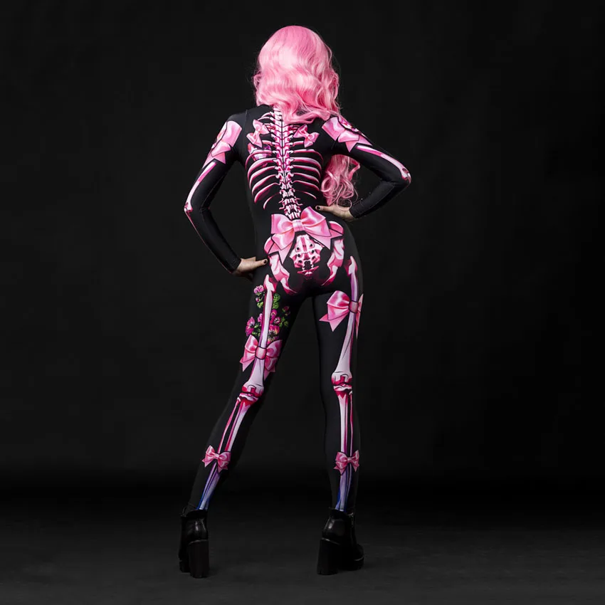 Adult Kid Mother Daughter Halloween Skeleton Cosplay Jumpsuit Pink Rose Women Sexy Skull Scary Costume Girl 3D Print Bodysuit
Adult Kid Mother Daughter Halloween Skeleton Cosplay Jumpsuit Pink Rose Women Sexy Skull Scary Costume Girl 3D Print Bodysuit