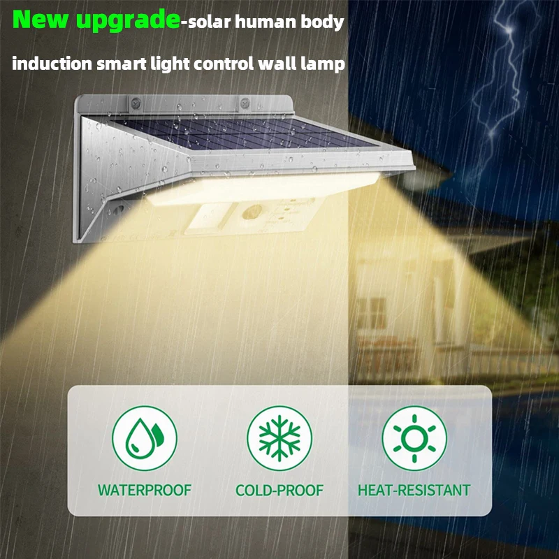 Solar Outdoor Led Lights Human Body Intelligent Control Induction Lighting Auto ON/oFF Wireless Farola Solar Energia Wall Lamp
Solar Outdoor Led Lights Human Body Intelligent Control Induction Lighting Auto ON/oFF Wireless Farola Solar Energia Wall Lamp