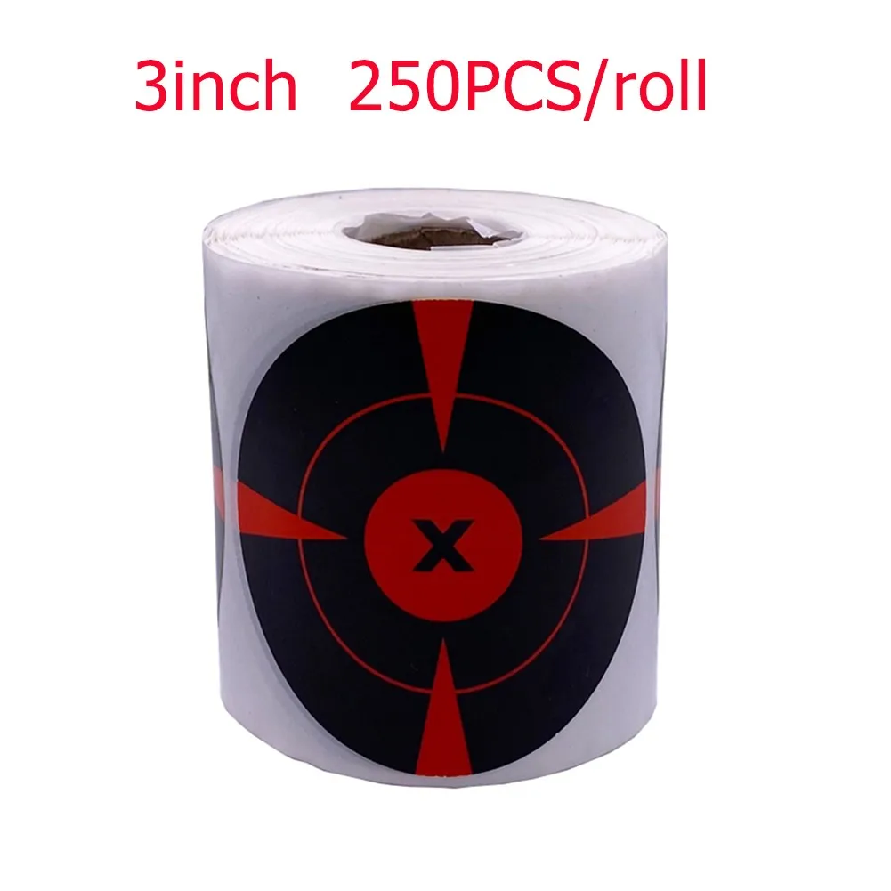 250pcs/Roll Shooting Target Papers Shoots Targets Splatter Reactive Stickers For Bow Hunting Practice Training
250pcs/Roll Shooting Target Papers Shoots Targets Splatter Reactive Stickers For Bow Hunting Practice Training