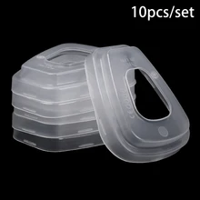 10PCS Anti-dust Retainer Case Safety Respirator Part 501 Filter Adapter Plastic Cover for 3*M 501 6800 6001 5N11 5P71 7502 6200