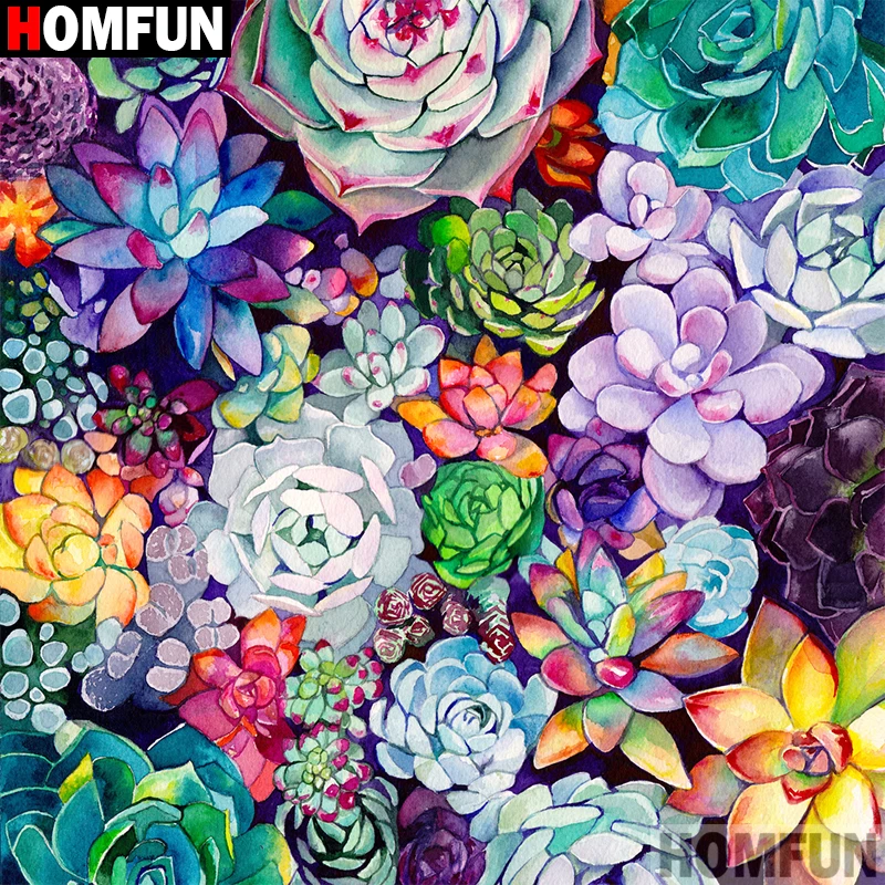 HOMFUN Full Square/Round Drill 5D DIY Diamond Painting "succulent plants" 3D Embroidery Cross Stitch 5D Home Decor A30045
HOMFUN Full Square/Round Drill 5D DIY Diamond Painting "succulent plants" 3D Embroidery Cross Stitch 5D Home Decor A30045
