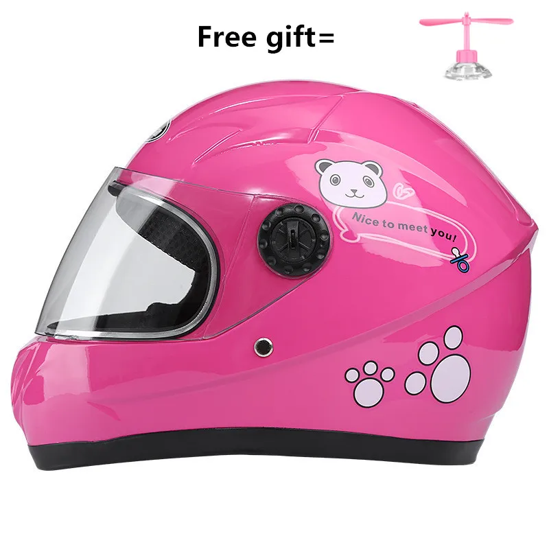 

Pink Children Motocross Ful Face Helmet Motorcycle Kids Helmets Motorbike Childs Moto Safety Headpiece CE 50 to 54 cm