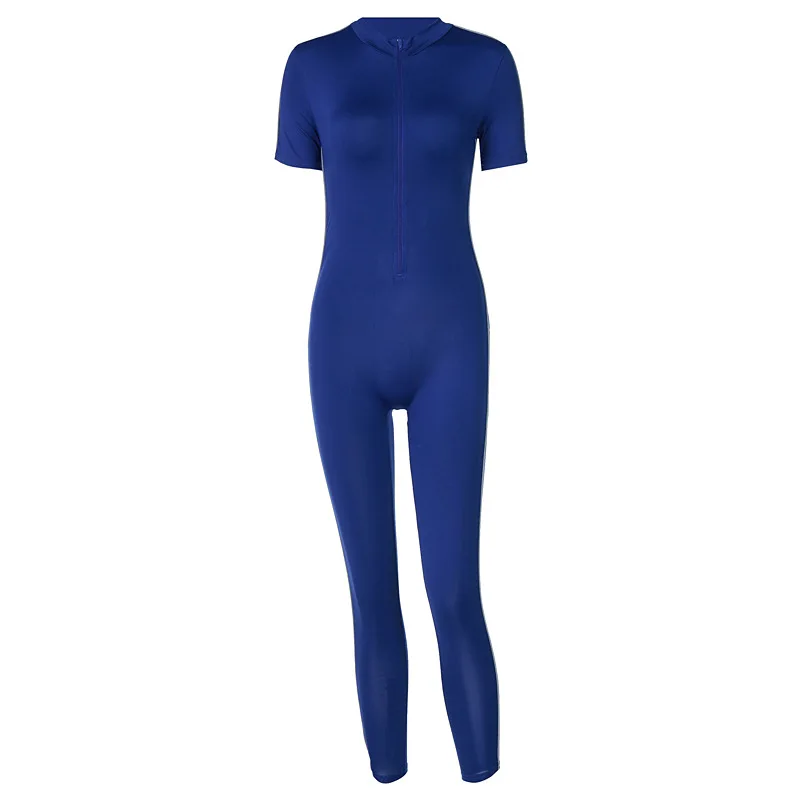 Europe and the United States women's 2021 spring and summer new sexy solid short sleeve hip lifting sports one-piece pants
Europe and the United States women's 2021 spring and summer new sexy solid short sleeve hip lifting sports one-piece pants