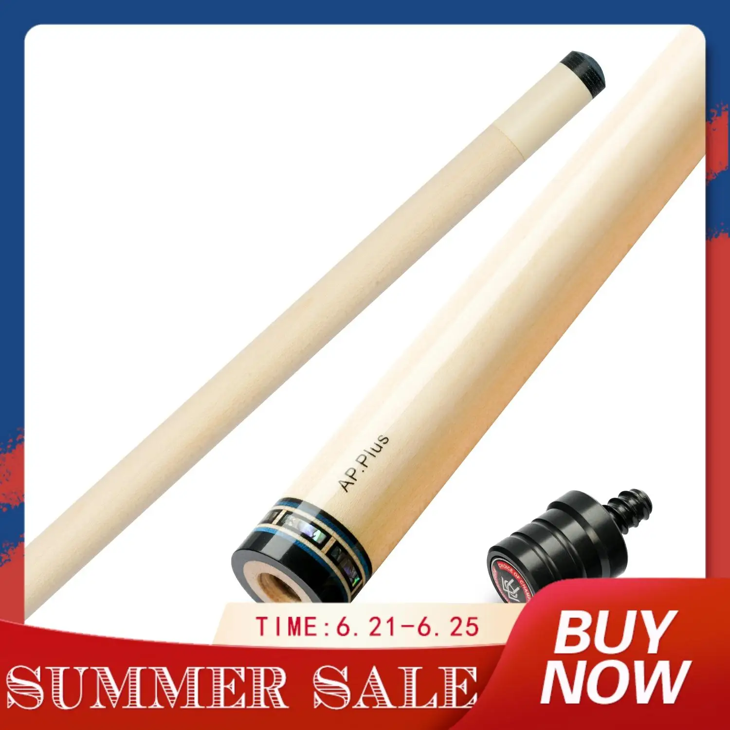HOW Cue Shaft Single AP PLUS Shaft Abalone Shell Mosaic Inlay Ring Maple Shaft 13.1mm M Tip 73.5cm 3/8*8 Joint Pool Cue Shaft
HOW Cue Shaft Single AP PLUS Shaft Abalone Shell Mosaic Inlay Ring Maple Shaft 13.1mm M Tip 73.5cm 3/8*8 Joint Pool Cue Shaft