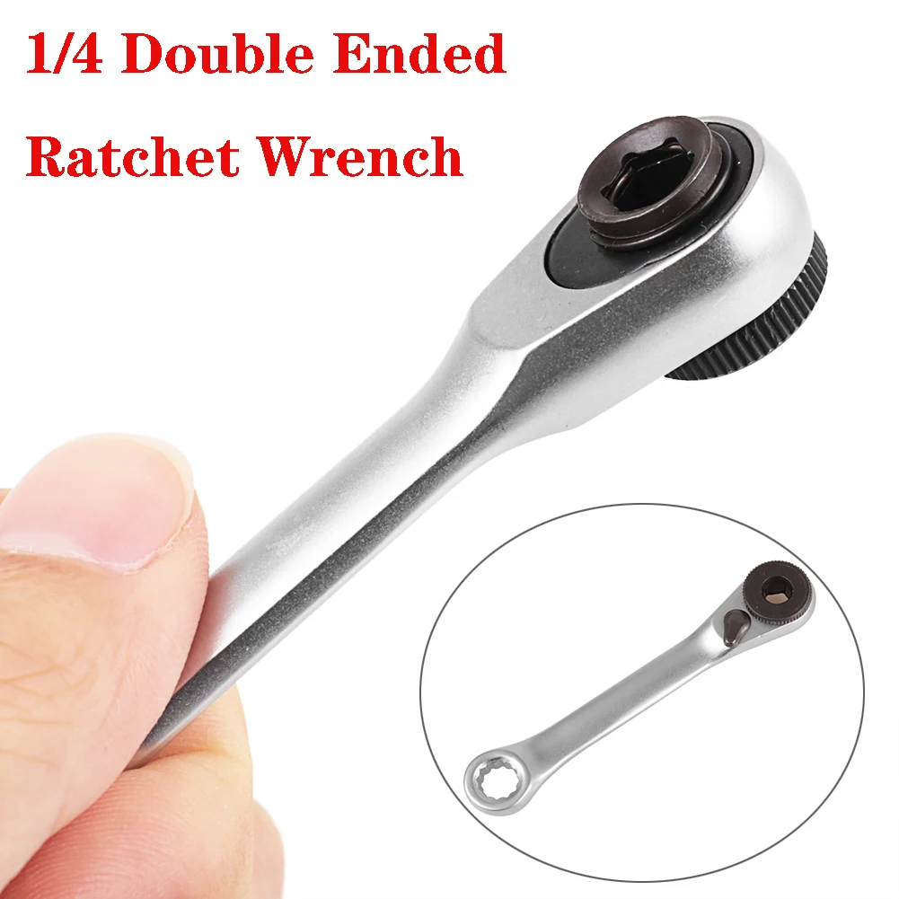 Mini 1/4 Inch Double Ended Quick Socket Ratchet Wrench Rod Screwdriver Bit Tool Contain 1 X Ratchet Handle Wrench Dropshipping
Mini 1/4 Inch Double Ended Quick Socket Ratchet Wrench Rod Screwdriver Bit Tool Contain 1 X Ratchet Handle Wrench Dropshipping