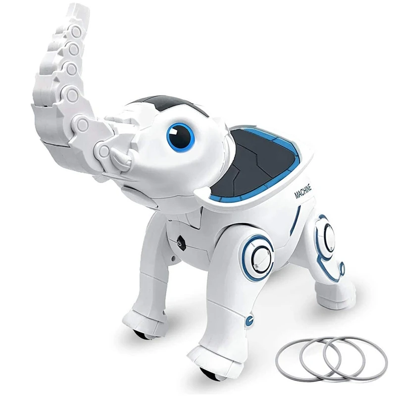 

Робот-Слон с дистанционным управлением, радиоуправляемые игрушки-слоны, интерактивный Интеллектуальный танцевальный робот, подарок для де...