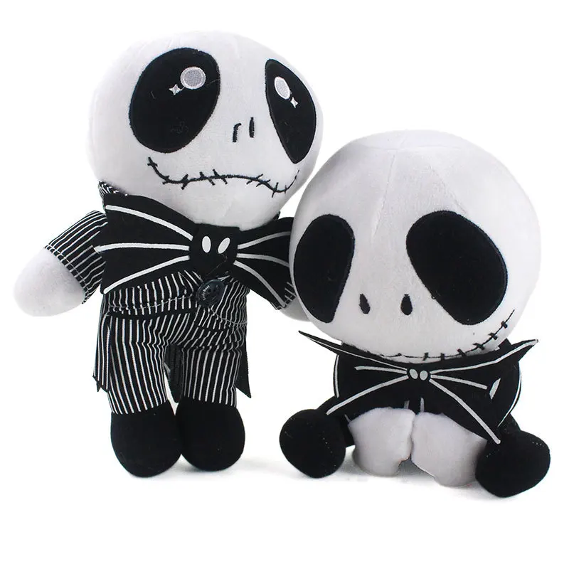20-25cm Funny Stuffed Doll Black And White Skull Plush Doll Toy Halloween Christmas Eve Gift For Children Boys
20-25cm Funny Stuffed Doll Black And White Skull Plush Doll Toy Halloween Christmas Eve Gift For Children Boys