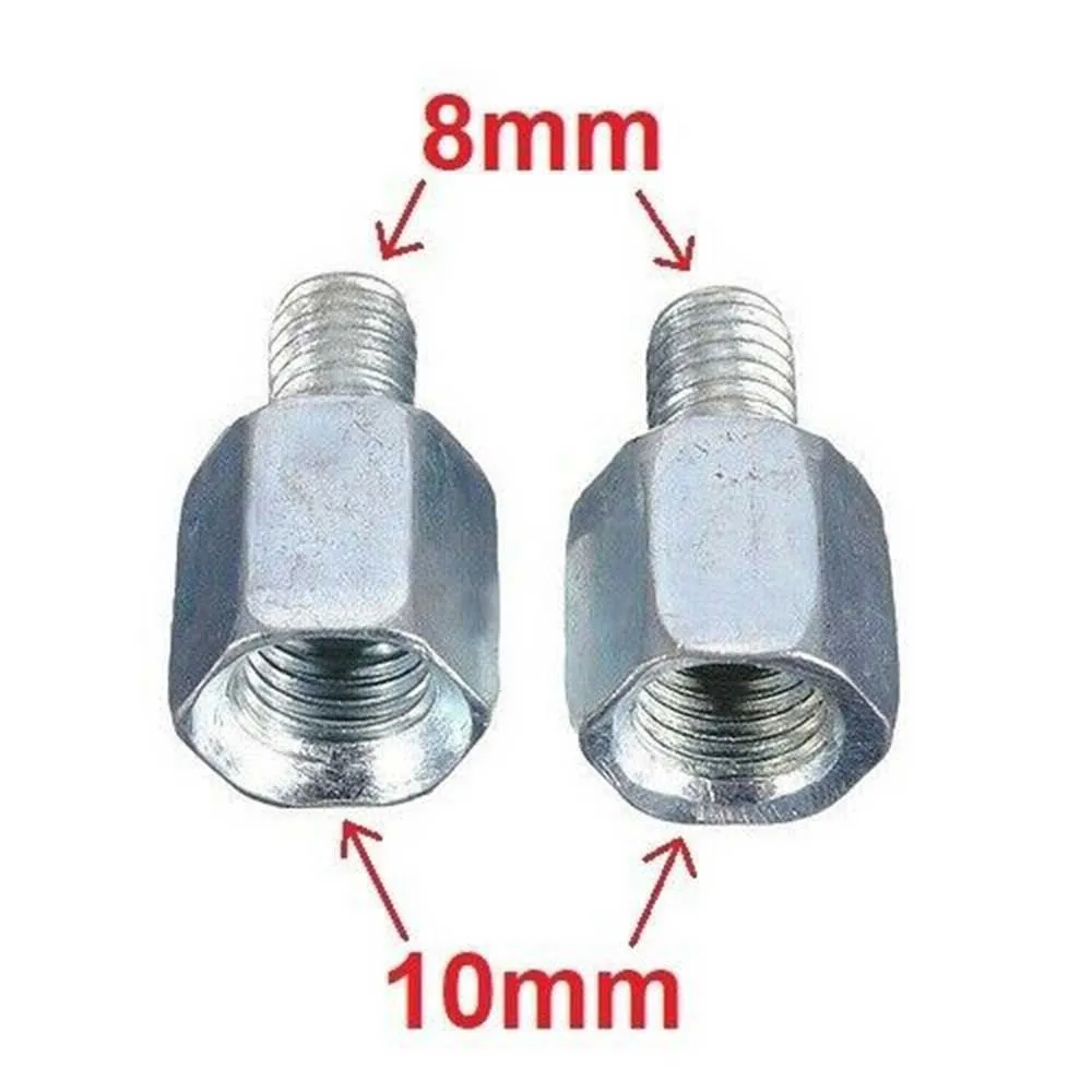 2 Pcs Motorcycle Scooter Clockwise Threaded10mm Female Clockwise To 8mm Male Clockwise Mirror Adapters
2 Pcs Motorcycle Scooter Clockwise Threaded10mm Female Clockwise To 8mm Male Clockwise Mirror Adapters