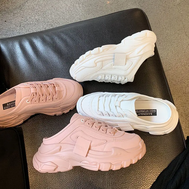 Women's Sandal Colored Botou Mueller Shoes Women 2021 New Thick Soles for Lazy People Wear Fashion Leather Instagram Pop Shoes
Women's Sandal Colored Botou Mueller Shoes Women 2021 New Thick Soles for Lazy People Wear Fashion Leather Instagram Pop Shoes