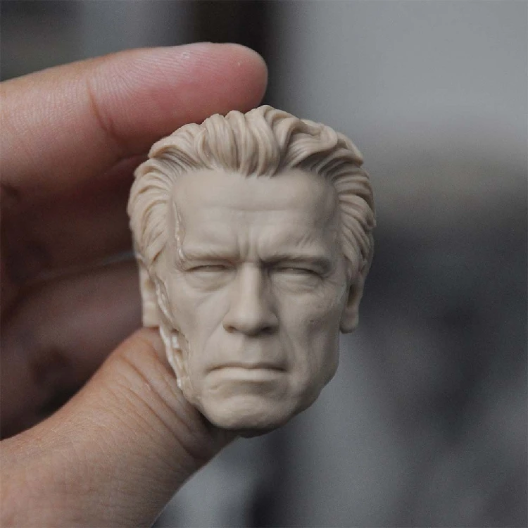 1/6 Scale T800 Arnold Schwarzenegger Old Aged Battle Damage Version Unpainted Head Models for 12''Figures Bodies
1/6 Scale T800 Arnold Schwarzenegger Old Aged Battle Damage Version Unpainted Head Models for 12''Figures Bodies