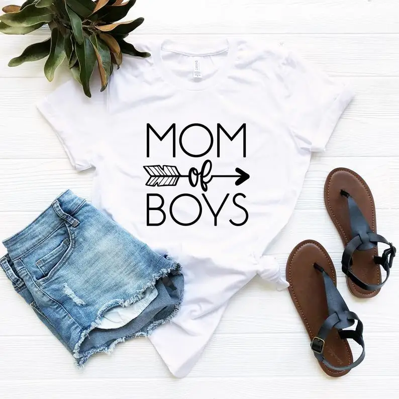 Футболки с надписью «Mom Of Boys», футболки из 100% хлопка с короткими рукавами и круглым вырезом, модные Забавные футболки для мамы, harajuku, одежда
Футболки с надписью «Mom Of Boys», футболки из 100% хлопка с короткими рукавами и круглым вырезом, модные Забавные футболки для мамы, harajuku, одежда