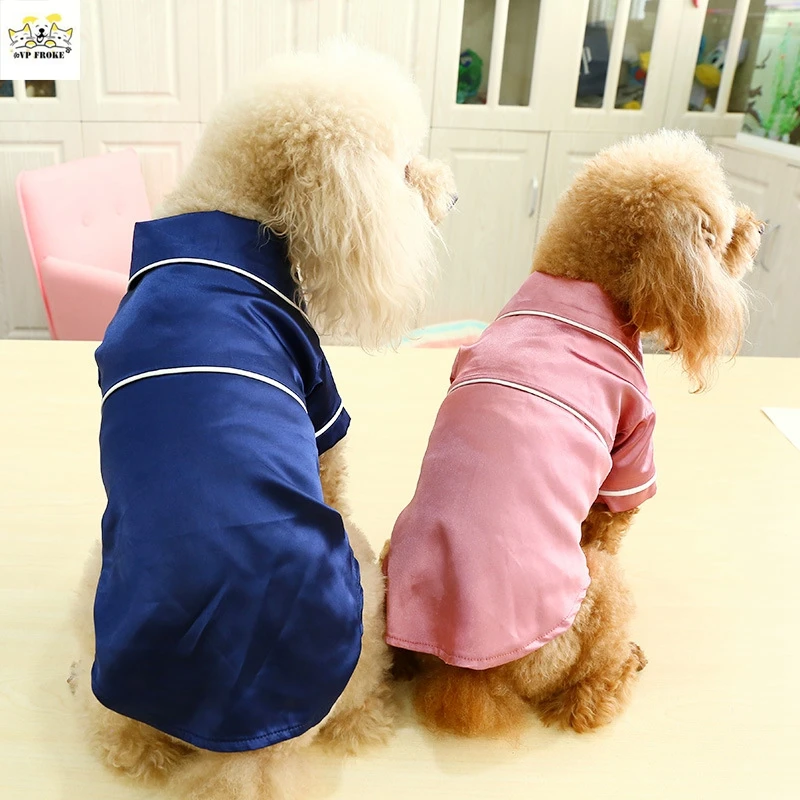 New Comfortable Silky Pet Pajamas Clothes Teddy Bichon Pomeranian Bulldog Costume Puppies Cats Tyrant Luxury Silk Clothes
New Comfortable Silky Pet Pajamas Clothes Teddy Bichon Pomeranian Bulldog Costume Puppies Cats Tyrant Luxury Silk Clothes