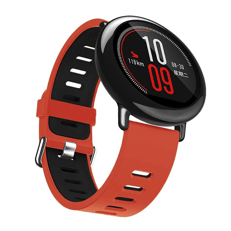 Ремешок силиконовый для Huami Amazfit Pace /Stratos 3 2 2S сменный спортивный браслет наручных