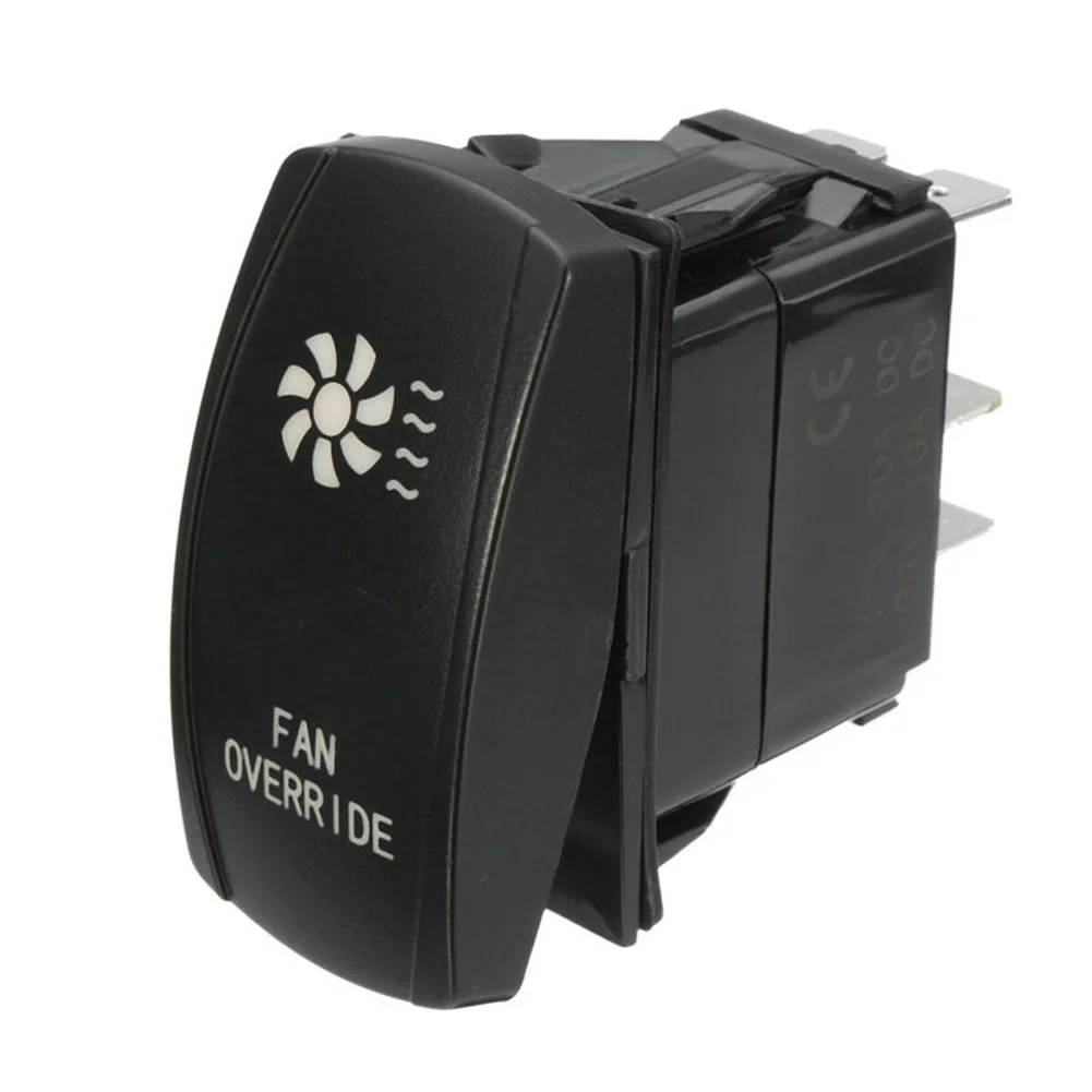 12V 20A 5 Pin Rocker Switch Control Red LED Fan Override Waterproof Auto Single Pole Single Throw ON-OFF Switch Car Accessories
12V 20A 5 Pin Rocker Switch Control Red LED Fan Override Waterproof Auto Single Pole Single Throw ON-OFF Switch Car Accessories